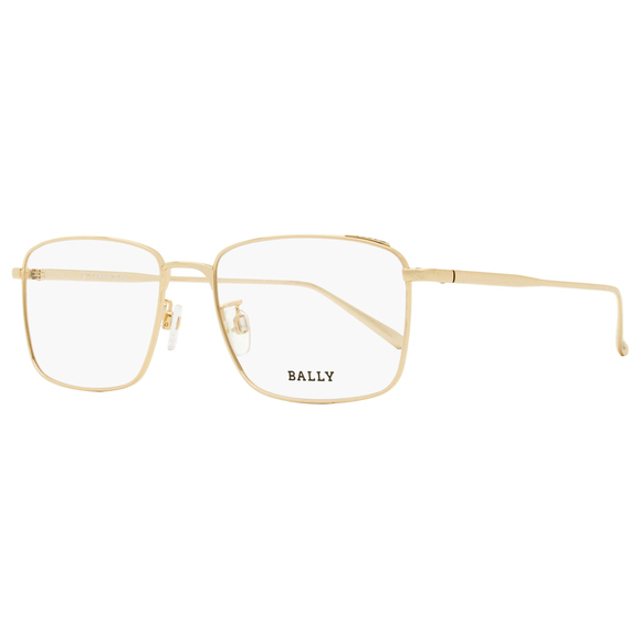 Bally Thin Rectangular Eyeglasses BY5027D 028 Gold 55mm - Picture 1 of 2